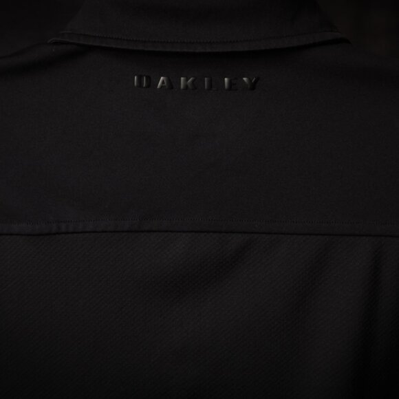 Oakley HydroLix Black Orange Striped Polo (L) ⛳️ - Picture 14 of 14